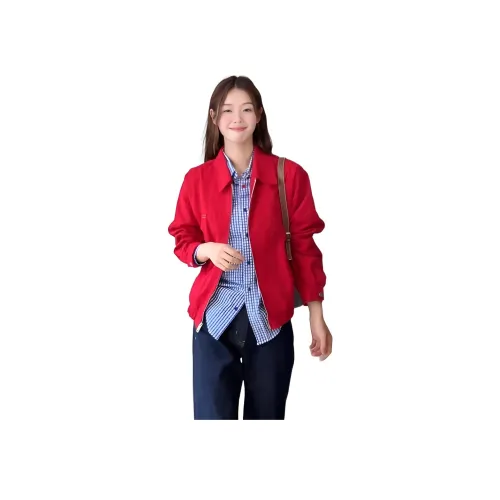 ZCDECO Red Women's Jackets ZCDECO Красный Женские Куртки