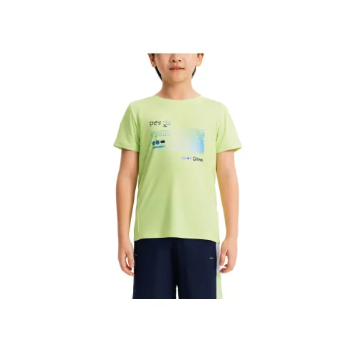 DECATHLON T-рубашка Kalenji Неоновый зеленый для детей 3-7 лет