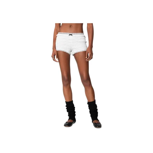 Edikted Lenny Lacey Текстурированные Микро Шорты Повседневные шорты Женские