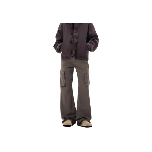 DAFK Brown Men's Casual Pants DAFK Коричневый Мужские Повседневные Брюки