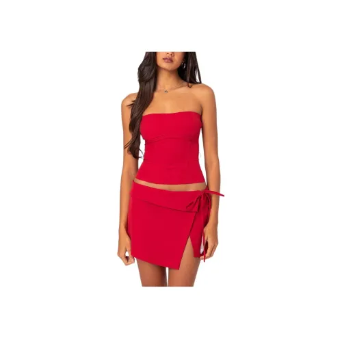 Edikted Selena Кружево Вверх КОРСЕТ Без бретелей Топ Женские