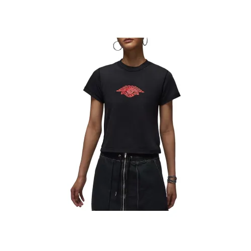 Jordan Черные Женские T-рубашки