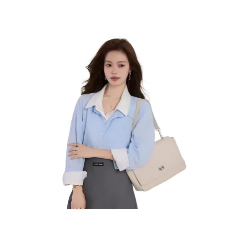 BVODE Синий Женские Рубашки