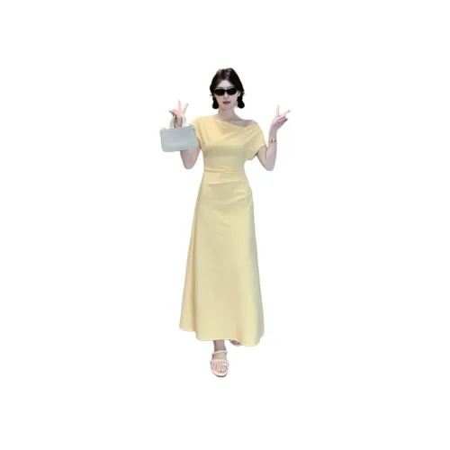 The Temptation Of The Muse Короткий рукав Платье Женское