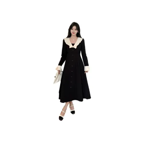 TONYBEAR Длинное платье с длинными рукавами женское