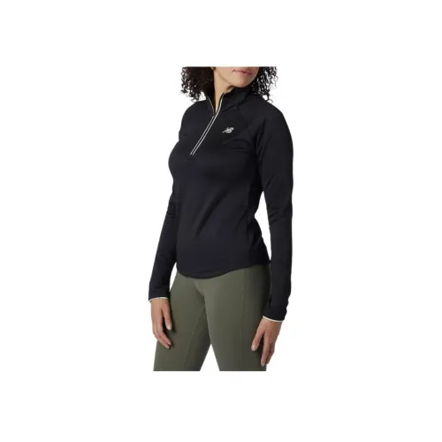 New Balance NB Heat Grid Полузастежка Куртки и Пальто Женские Черный