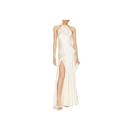 LOVESHACKFANCY Slip Платье Женское Белое