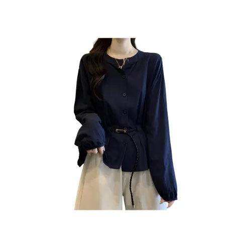 WUSHANSHAN Шифон Рубашка Женская