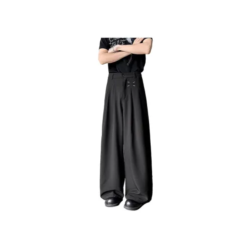 BAOMIKA Повседневные брюки Унисекс Черный