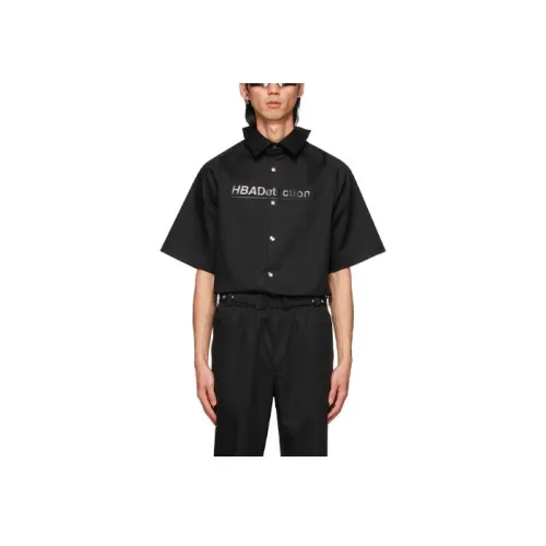 Hood By Air Мужские Черные Рубашки