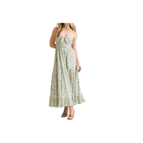 ALTAR'D STATE Annabelle Floral Maxi Dress Slip Dress Women's