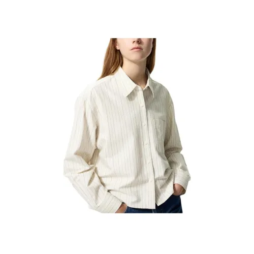 UNIQLO Светло-янтарные женские рубашки