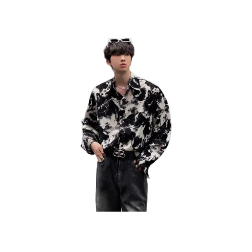 PISYPOX Черный Унисекс Рубашки