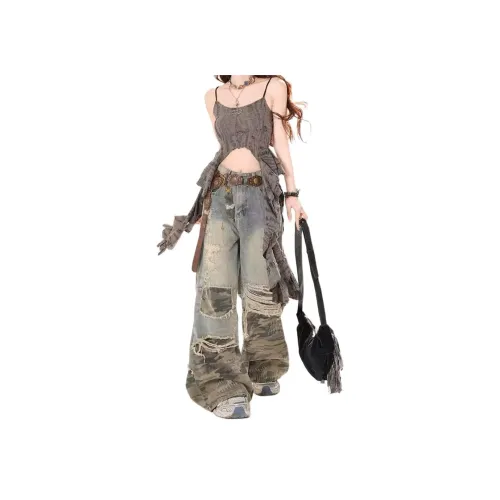 BQERTY Синий Женские Джинсы