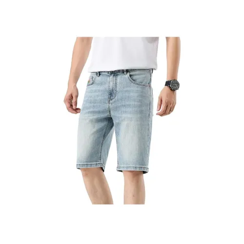 ZENGZHI Летние джинсовые шорты для мужчин