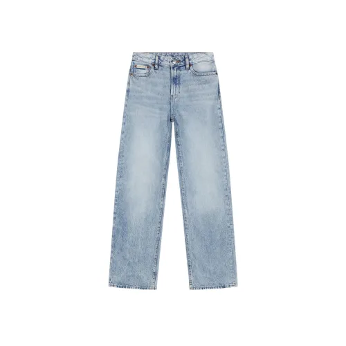 Calvin Klein Джинсы Женские Светло-Синий