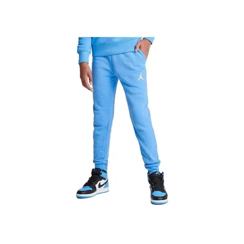 Jordan MJ ESSENTIALS Jogger Брюки Вязаные Тренировочные Штаны Детские Небесно-Синий