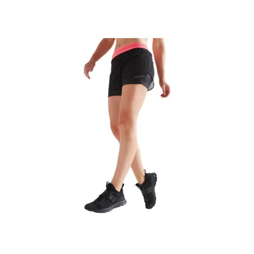 DECATHLON Черные Женские Спортивные Шорты