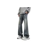 Винтажный синий с флисовой подкладкой