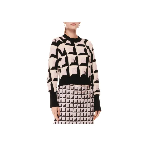 CHANEL Светло-фиолетовые Женские Свитеры