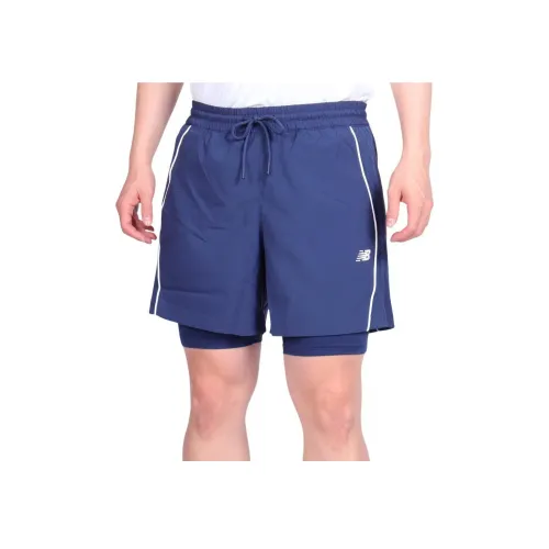 New Balance Повседневные шорты Мужские Морской синий