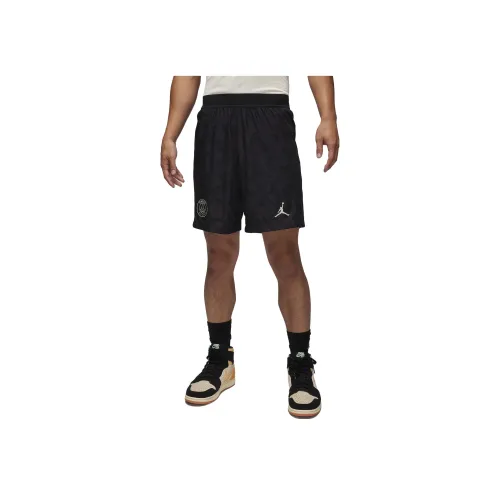 Jordan Paris Saint Germain Черные Мужские Футбольные Штаны