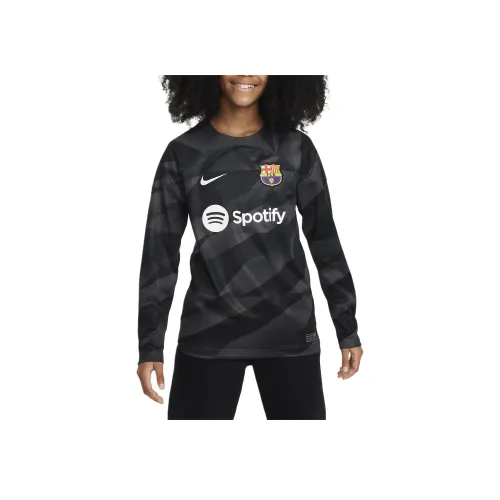 nike T-рубашка для старших детей Dri Fit Football цвет угольно-серый угольно-серый черный белый для подростков