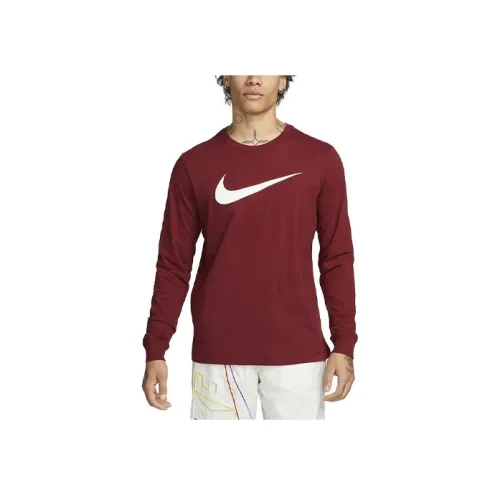 Nike Мужская футболка бордового цвета