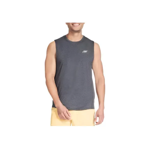 Skechers GO DRI Черный Уголь BKCC Мужские Майки