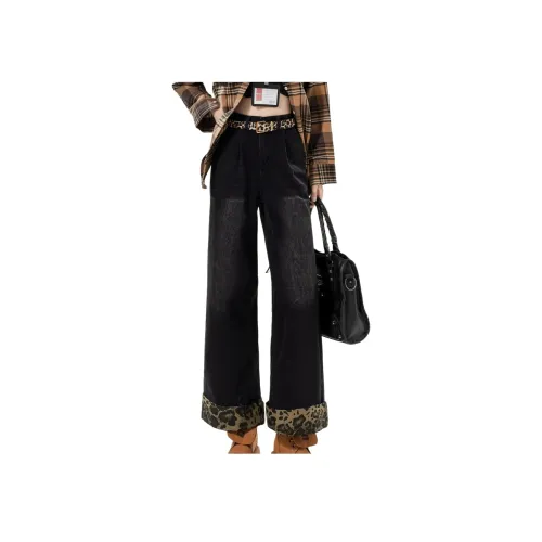 SINKACME Черные Унисекс Джинсы