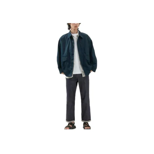 UNIQLO Темно-синие мужские джинсы