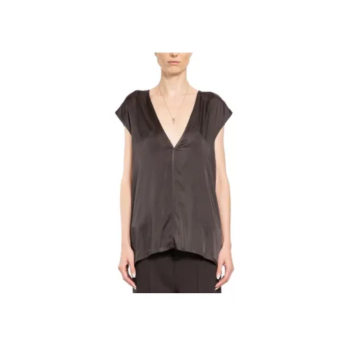 RICK OWENS совместный бренд RO T Рубашка Женская Серого цвета