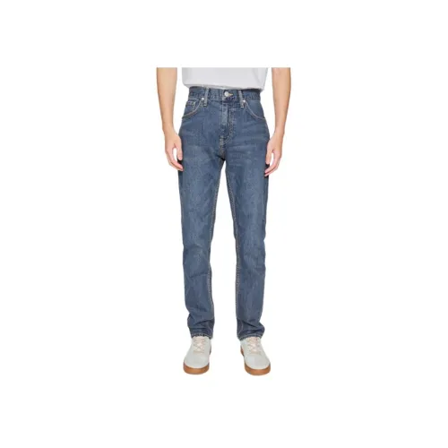 Lee совместный модель SS25 Джинсы Мужские Средне-темно-синий