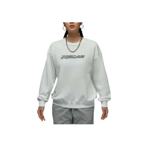 Джордан BRKLN FLC FT Crew 24 GC Толстовка Женская Белая