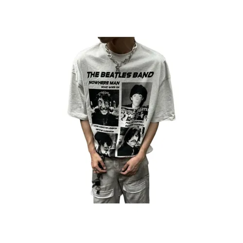 CTIDESTRAW Бело-серая унисекс футболка