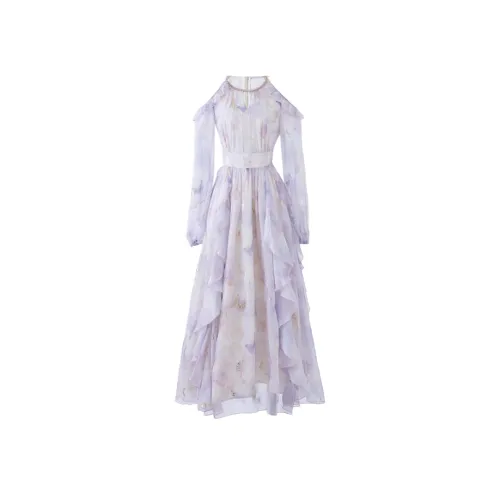 AFGGD Длинное платье с длинными рукавами женское