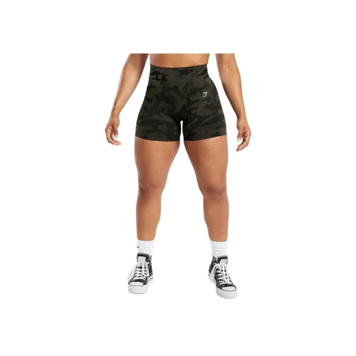 GYMSHARK Черные Женские Спортивные Шорты