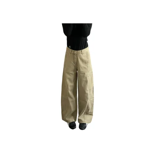 SONGXIER Хаки Унисекс Джинсы