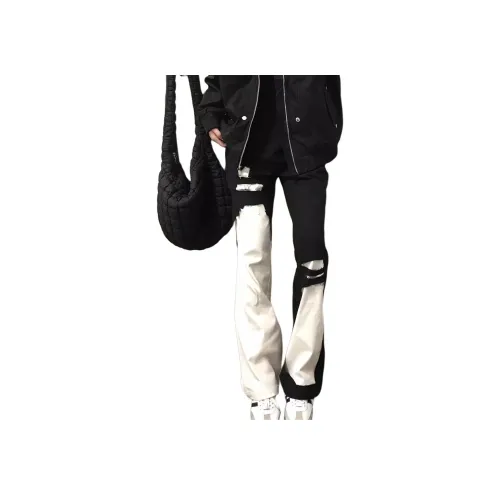 Черно-белый / Женские / Джинсы