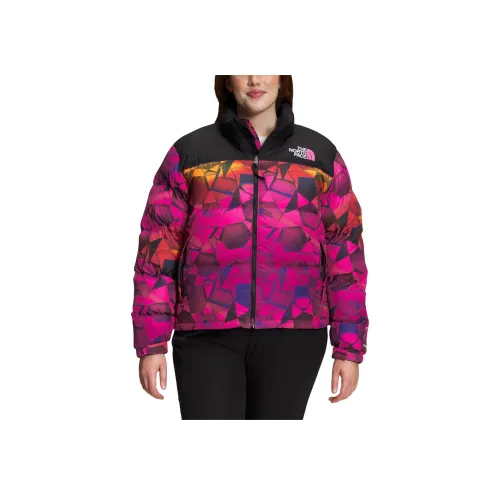 THE NORTH FACE 1996 Collection Nuptse Пуховики и зимние пальто Женские Розовый Приключение С принтом