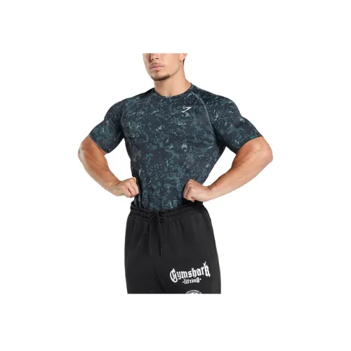 GYMSHARK Яшмовый Мужской T-Рубашки