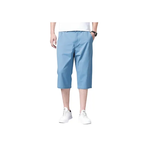 SLLAVIF Мужские джинсовые шорты