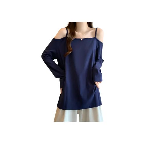 HUICUIGE Длинный рукав Т-рубашка Женская