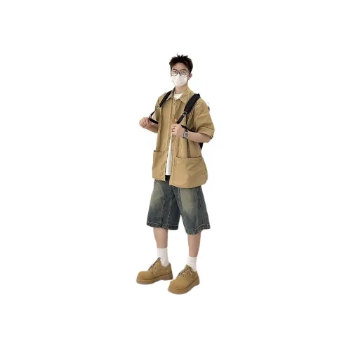 TUCANO Темно-синие унисекс джинсовые шорты