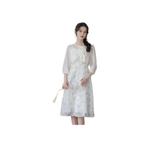 MINETTE Короткое платье с короткими рукавами женское