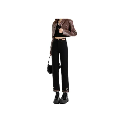 Concubine Zhu Джинсы Женские Черные