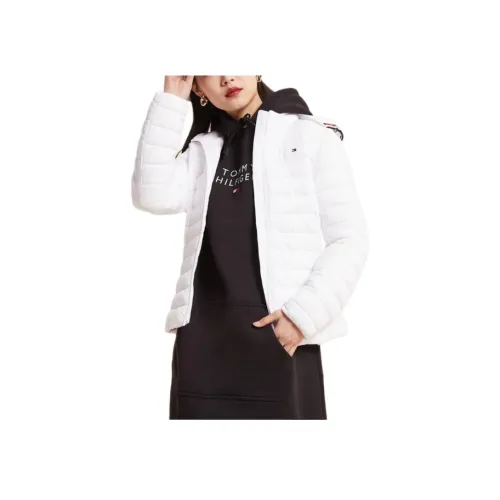 Tommy Hilfiger FW24 Хлопковый пуховик Женская Белая