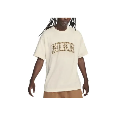 Nike T-Shirt Unisex Light Айвори Белый