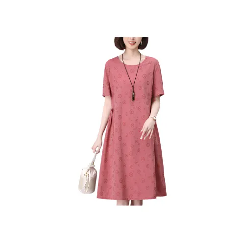 WELKIN WZWJ Короткий рукав Платье Женское