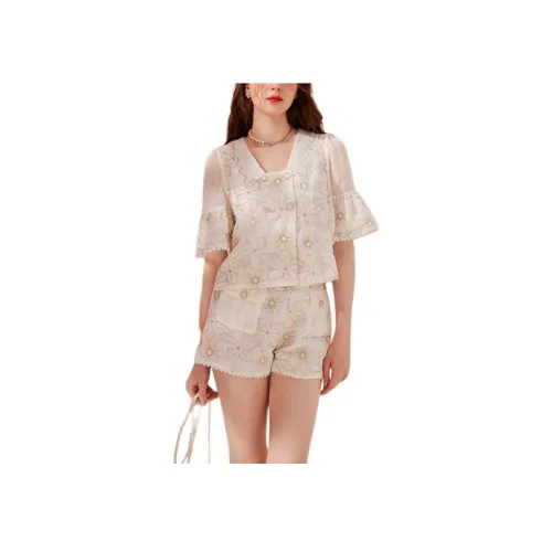 Artka Повседневный костюм женский жемчужный золотой